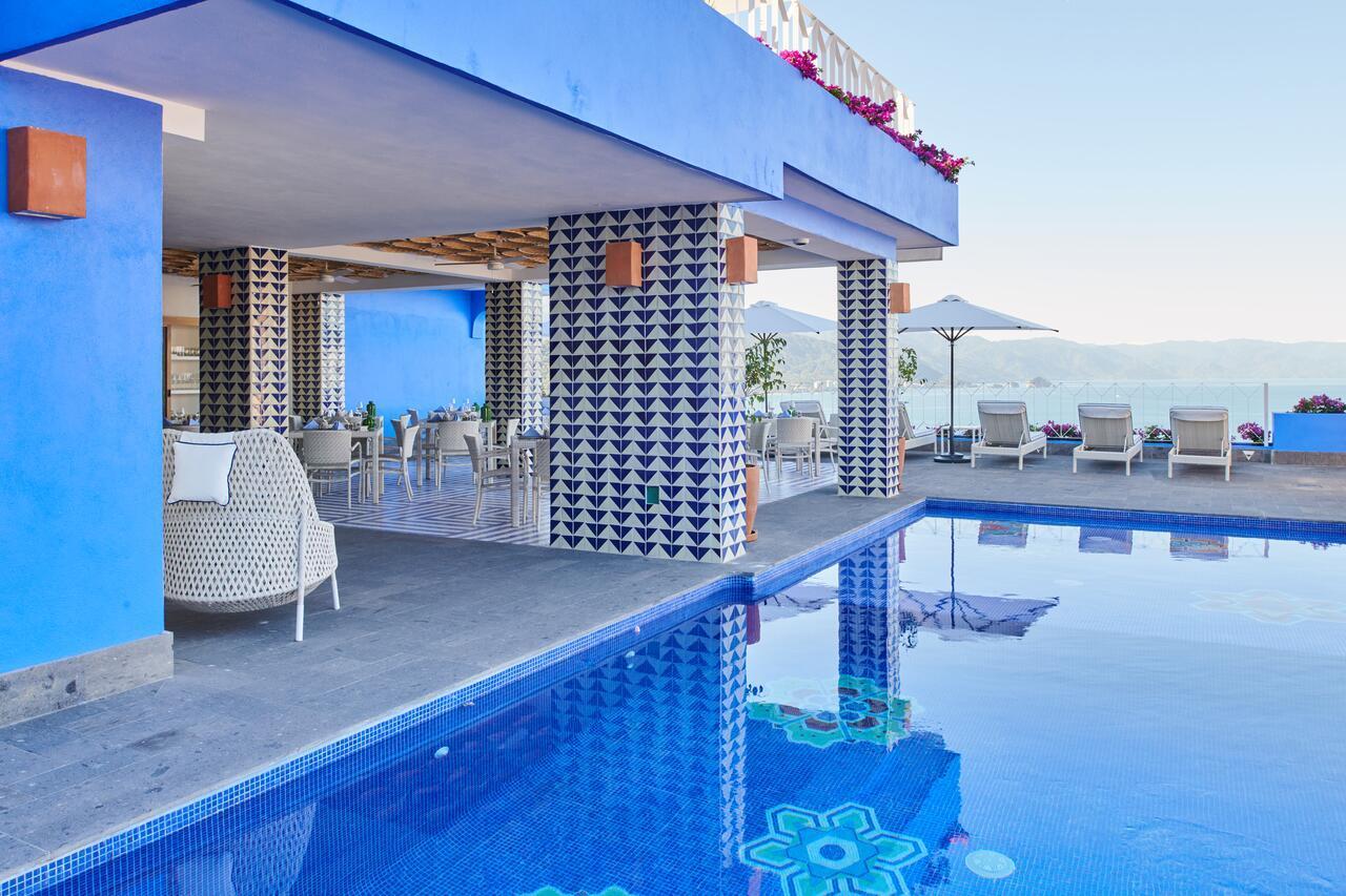 Hotel Luxury Patio Azul (Adults Only) Πουέρτο Βαγιάρτα Εξωτερικό φωτογραφία The pool at the hotel