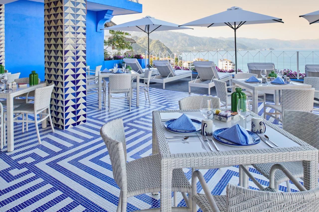 Hotel Luxury Patio Azul (Adults Only) Πουέρτο Βαγιάρτα Εξωτερικό φωτογραφία The rooftop bar at the hotel